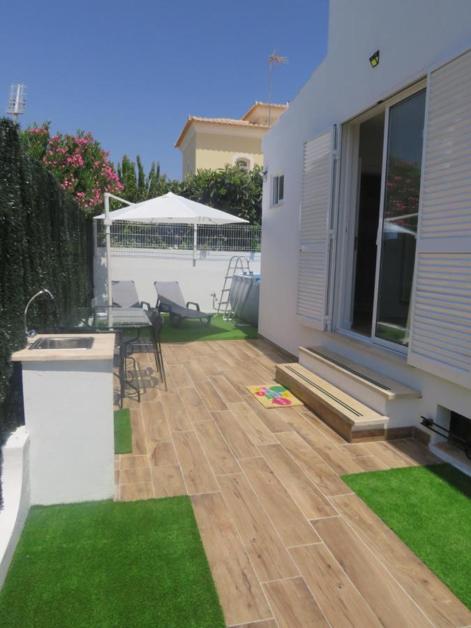Villa Moradia Geminada V2- Piscina Privada Quarteira Exterior foto