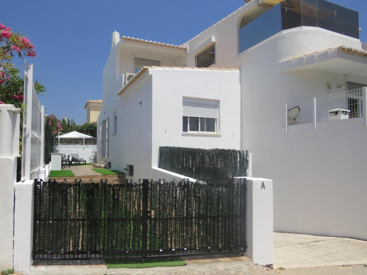 Villa Moradia Geminada V2- Piscina Privada Quarteira Exterior foto